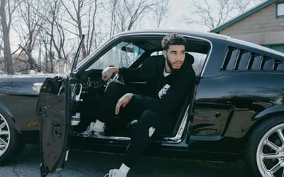 Jayson Tatum owns a vintage custom Ford Mustang that is as clean as his NBA play