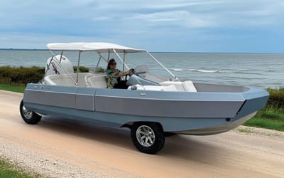Land yacht? Street boat? This Californian car is having an identity crisis