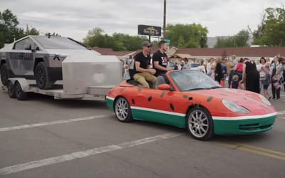 Porsche 911 embarrasses Tesla Cybertruck in Utah desert tow battle that goes against what we were told