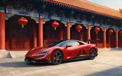 To enter this $230,000 carbon fiber Chinese supercar that can jump, all you have to do is knock