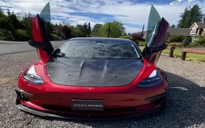 Tesla Model 3 got the slickest custom makeover ever