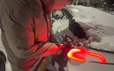 Man deep freezes Tesla Model 3 in Colorado snow for two days then plugs it into Supercharger with interesting results