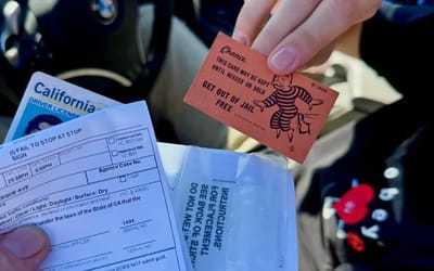 Driver tries to use Monopoly ‘Get Out of Jail Free’ card after getting pulled over in California
