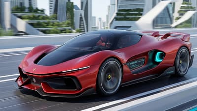 We asked Google Gemini to create a Ferrari in 2050 and this is what it came up with