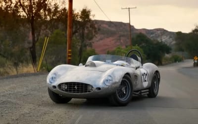 An ex-DeLorean engineer couldn’t afford a real 1950's Ferrari Testa Rossa so he built his own