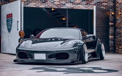 Ferrari purists look away: Liberty Walk overhauls the Ferrari F430