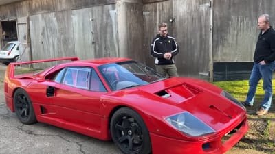 Man takes $107K garage-built Ferrari F40 out for its first drive to see if it's better than the $4M real car and is left surprised
