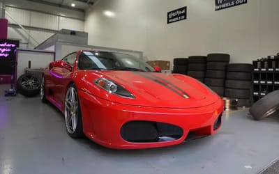 Man spends six months rebuilding abandoned wrecked Ferrari before surprising his dad with it… on one condition