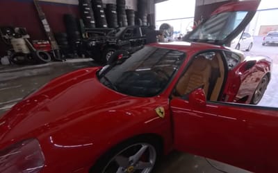 Man shows what it takes to get his 25-year-old Ferrari 360 Modena road-legal in California