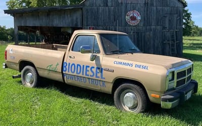 World’s first biodiesel-powered pickup truck has a backstory worthy of its legend