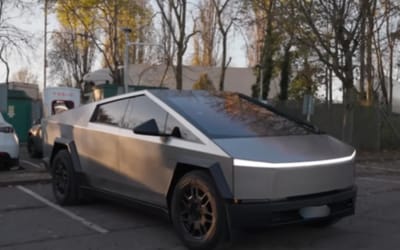 Man who drove the UK's first ever Tesla Cybertruck ran into a major issue very early on that nearly stopped everything