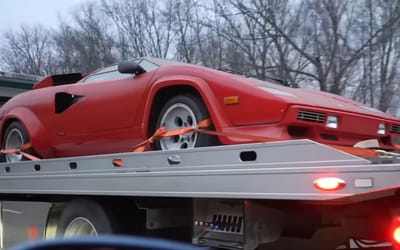 Man gets call about lost Lamborghini Countach in Connecticut and what he found was a detailer’s nightmare