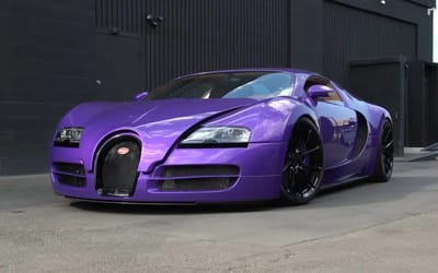 After buying a flooded Bugatti Veyron this guy turned it into something ‘nobody else in the world has’