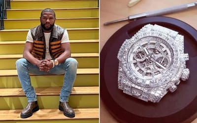 Floyd Mayweather owns one of the world’s most expensive watches with this $1.4m diamond beauty