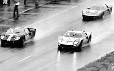 Ford shared the restaurant bill from 1966 Le Mans celebration and it really shows how times have changed