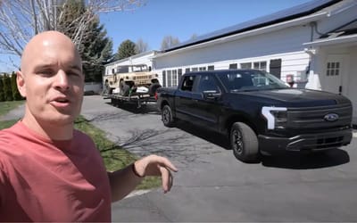 Utah man tows 10,000 pounds with electric Ford F-150 Lightning to see how it copes when maxed out and the results are revealing