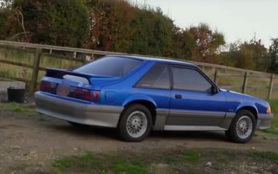 British man brings a barn find Fox body Ford Mustang back to life using a random everyday item