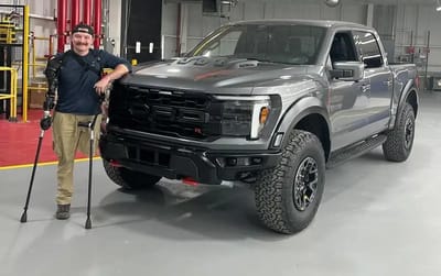 Ford replaced US Marine’s wrecked Raptor with a brand new F-150 Raptor R