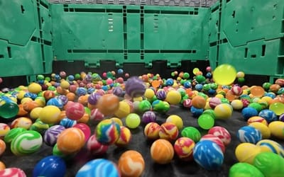 ford-1000-bouncy-balls-shipping-conditions-video