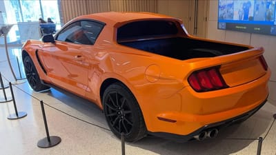 Ford kept a secret one-off Mustang Ute hidden for years and it's only just been revealed