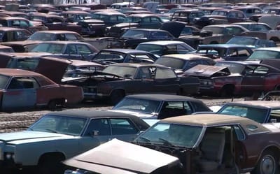 Decades ago a huge pasture in Minnesota replaced cows with cars and now it’s one of the USA’s largest car graveyards