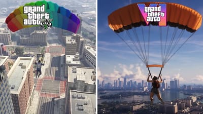 GTA V and GTA VI side-by-side footage shows just how wild the upgrade is with the new game