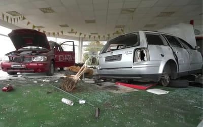 Abandoned ‘ghost’ car dealership found by explorers