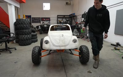 Man buys Amazon parts for his go-kart to turn it into a monster truck