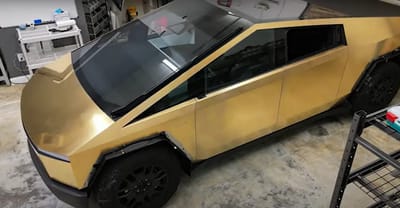 World’s first 24-karat gold-plated Cybertruck spotted