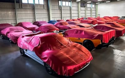 Guy shows off what could be Japan’s wildest secret supercar collection