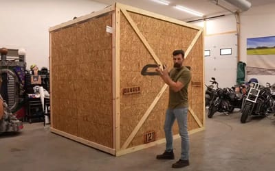 Nashville man was sent a giant crate by Harley-Davidson but didn't know what was in it or why he got it