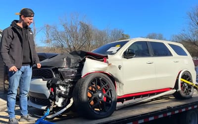 These guys finished rebuilding a wrecked Hellcat Durango but the celebrity owner may request it back