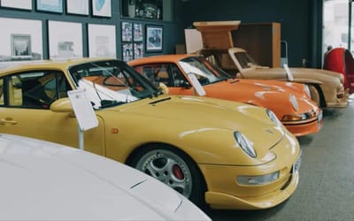 The secret to turning a humble auto shop into a one-of-a-kind Porsche paradise