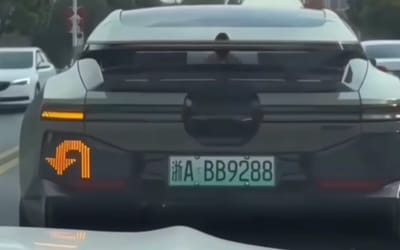 Rear U-turn indicator on Chinese EV goes viral and sparks safety debate
