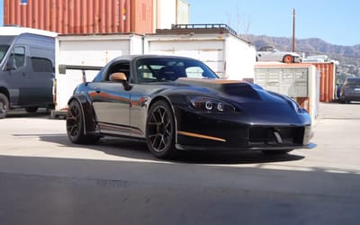 This Honda S2000 contains an engine taken out of a 2006 Dodge Viper