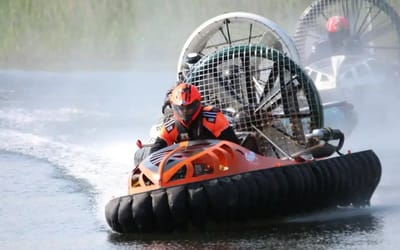 Hovercraft racing is so extreme that people are calling for it to be added to the Olympics