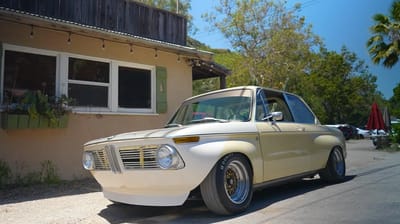 A surfers sports-inspired approach turns a BMW 2002 into a minimalist beauty