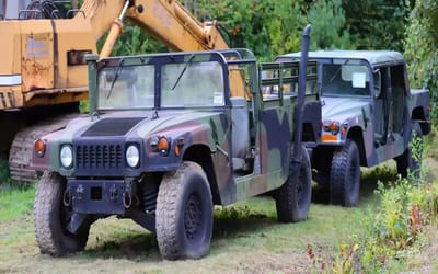 New Hampshire man accidentally buys two non-running military Humvees from a government auction in a $8,000 mistake