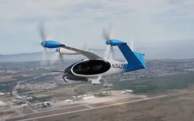 Hydrogen-powered air taxi sets record with 523-mile flight emitting only water vapor