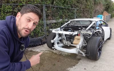 Man buys cheapest Lamborghini Huracán from Mat Armstrong and it shockingly arrives with no wheels and obliterated suspension