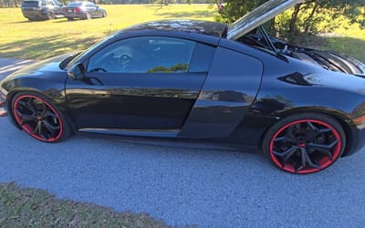 Florida man's smoking auction Audi R8 feels violent to drive and it's probably because of the $60,000 supercharger