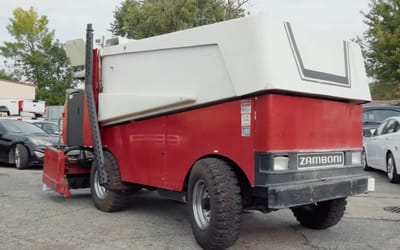 These friends road tripped a '90s Zamboni 500 miles through Ohio and chaos ensued