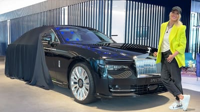 Supercar Blondie picks up her brand new Rolls-Royce customized from scratch
