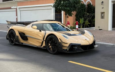 The first Mansory Koenigsegg has arrived in Dubai and it’s already destined for one random winner