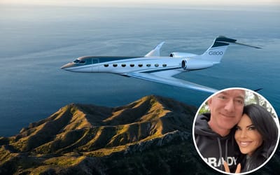 A staggering 96 private jets are expected to fly in for Jeff Bezos and Lauren Sánchez’s wedding
