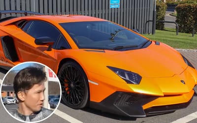 Plumber arrives at New Jersey dealership with a Huracán Evo Coupe, leaves in an Aventador Roadster