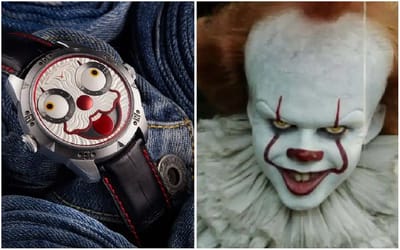 This creepy watch is inspired by Stephen King’s ‘IT’ character