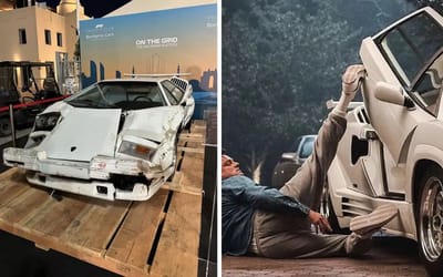 Iconic Lamborghini Countach from ‘Wolf of Wall Street’ had a bid of $1.35m but didn’t sell