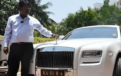 Indian barber-turned-millionaire owns 400+ vehicles, including a Rolls Royce Ghost