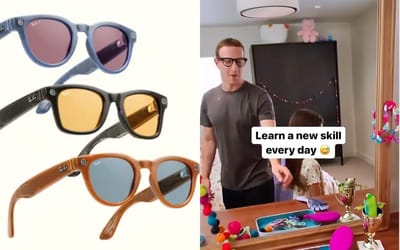 Internet left divided after Zuckerberg uses AI-enabled Meta Smart Glasses to learn new dad skills